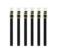 MagiDeal 6 Pezzi Cinghie Elastiche Corda Portapacchi Corda per Bagagli Accessorio di Facile Installazione Cinghia Portapacchi per SCX10 1/8 1/10 RC Auto, Giallo