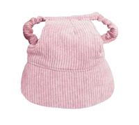 MagiDeal Accessori per Il Baseball per Cani: Comodo Cappellino da Sole Regolabile in Velluto con Fori per Le Orecchie, per La Protezione Solare all', Rosa, L
