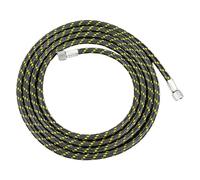 MagiDeal Accessori per tubi flessibili per pennelli Premium per la maggior parte dei kit per pittura a pennello a prova di perdite Filettatura da 1" a, Nero Giallo