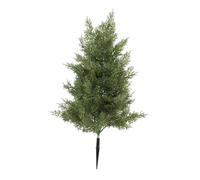 MagiDeal Albero di Pino Artificiale di Natale da 20 Pollici con Decorazione Natalizia a Punta, Piante finte Resistenti alle intemperie, Aspetto Realistico, Verde