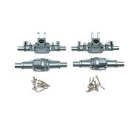 MagiDeal Alloggiamenti per assali Anteriori e Posteriori RC con Vite Fai da Te, Modifica Facile da installare per Fcx24M SCX24 1/24 Crawler Hobby Vehicle, Titanio