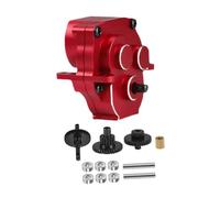 MagiDeal Alloggiamento della Trasmissione per Auto RC 1/18, Copertura dell'alloggiamento del Cambio, Installazione Semplice, Robusto e Set di Ingranaggi, Rosso