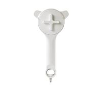 MagiDeal Apriscatole regolabile, strumento multifunzionale per rimuovere il coperchio, utensile da cucina portatile, apribottiglie per birra, ideale per, Bianco