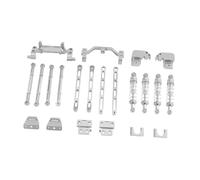 MagiDeal Asta dell'asse per Auto RC in Lega di Alluminio, Facile da installare, Accessorio di Ricambio per Auto RC per Modifica MN82Pro MN82 MN82S 1/12, Argento