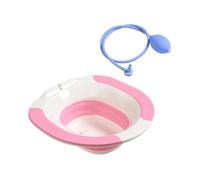 MagiDeal Bacino da bagno sitz pieghevole Basino sitz portatile anti -slip bidet vaso di sedile del bagno per bagno per bagno per bagno bagno per il bagno per, Rosa