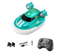 MagiDeal Barca Radiocomandata in 1/32 per Bambini, con, Impermeabile, Ideale per Laghi E Piscine, Verde
