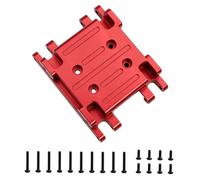 MagiDeal Base del Cambio RC, Supporto per Cambio RC in Lega di Alluminio, Piastra di Trasmissione RC per Modello H18P 1/18 Fai da Te, Rosso