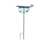 MagiDeal Bird Feeder in Vaschetta per Bagno Uccelli Decorazione da Esterno per Prato Stabile E Resistente alla Pioggia Adatta per Giardino Cortile Ve, Blu