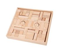 MagiDeal Blocchi di Legno per Costruzioni, Giocattoli educativi per la Prima Infanzia, Giocattoli per Lo Sviluppo, Giochi per Genitori e Figli, Blocchi, Colore del Legno