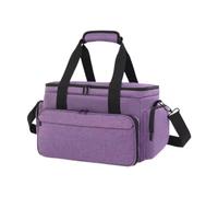 MagiDeal Borsa da viaggio per cosmetici con divisori regolabili, pratica custodia leggera per riporre cosmetici, organizer per le vacanze, Viola