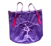 MagiDeal Borsa Ginnastica Ritmica con Chiusura a Laccio Sacca Protettiva in Morbido Velluto Borsa Porta Palla per Trasporto E Conservazione Copertura Resistent, S Violet