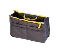 MagiDeal Borsa per il trucco portatile in rete per il bagno, per le vacanze, per uomo, Grigio