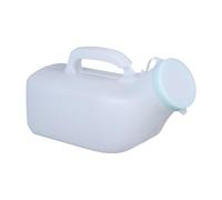 MagiDeal Bottiglia per orinatoio, contenitore per la raccolta dell'orinatoio, contenitore per urina portatile da 1200 ml, vaso per orinatoio, bottiglia per la, Uomini Bianchi