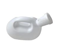 MagiDeal Bottiglia per urina maschile portatile con maniglia, mobile, a prova di perdite, per incontinenza, 2000 ml, per viaggi, guida, auto, casa, anziani, Bianco