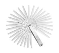 MagiDeal Calibro di spessore in acciaio inossidabile 0,03-1 mm Pistone Forniture pratiche Larghezza e spessore Distanza tra elettrodi della candela Facile