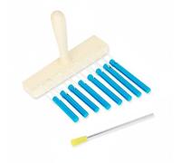 MagiDeal Campanello Musicale per Bambini Mano Strumento Ritmico Carillon per Apprendimento Musicale con Martelletto Tocco Levigato E Note Distinte per Pratica, Blu