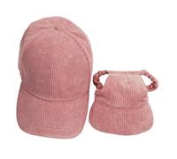 MagiDeal Cappelli per Cani e Proprietari, Visiera per Cani, Moda, in Velluto a Coste, Protezione Solare, Cappelli Coordinati per la Famiglia, Copricapo Estivo, S