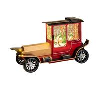 MagiDeal Carillon natalizio, camion con neve, luce notturna, ornamento natalizio con 8 canzoni per interni, ufficio, armadietto, decorazioni per feste