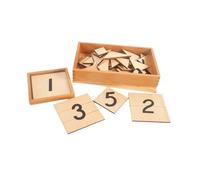 MagiDeal Carte numeriche in legno Materiale Teaser cerebrale Geometria Board Puzzle Educational for Toddlers Preschool 3 4 5 anni
