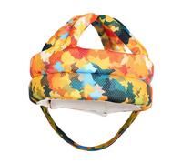 MagiDeal Casco protettivo per bambini, protezione per la testa, anticaduta, morbido e regolabile, cappello da cartone animato per bambini, bambine e neonati, Foglie D'acero Gialle