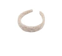 MagiDeal Cerchietto in Pile Fascia per Capelli Donna Accessorio per Capelli Morbidezza Resistente Stile Raffinato Design Versatile Adatto a Viaggi Passeggiate, Caffè Chiaro, Altro