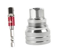 MagiDeal Chiave a bussola universale regolabile, robusta, per chiave a cricchetto con attacco da 3/8", strumento di manutenzione multifunzione per uso, 2 Pezzi