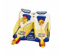 MagiDeal Children Basketball Game Mini Arcade Giochi Interattivi Lanci Canestro per Sviluppo Coordinazione Bambini Tavolo Adatto, Macchina Da Basket Doppia Con Luci, Musica E Segnapunti