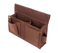 MagiDeal Cintura per attrezzi da falegname Cintura per attrezzi da carpentiere Custodia per attrezzi Addensare Manutenzione Cintura per attrezzi da costruzione, Marrone 26x19x8 cm