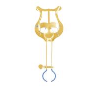 MagiDeal Clarinetto Lyre Holder Clarinet Music Sheet Clip Iron Multipurpose Strumento Clarinetto Clarinetto per esercitarsi, 14.7x2.3x4.6 Cm