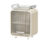 MagiDeal Contenitore per asciugatura con scolapiatti, contenitore portatile per posate per l'allattamento, mobiletto porta, facile da pulire, Beige Alto