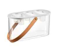 MagiDeal Contenitore per Coltivazione, Rettangolare, con 6 Fori, Comodo e con Maniglia per Piante e Pesci Che coltivano Verdure, Bianco