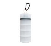 MagiDeal Contenitore per proteine, contenitore per alimenti, regalo pratico, dispenser per proteine, 4 scomparti impilabili per l'allenamento in palestra, Bianco