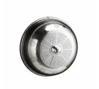 MagiDeal Copertura in Acciaio Inossidabile Cupola Coperchio Paraschizzi Rete con Cupola Robusta E Leggera Che Copre i Piatti Senza Schiacciare Adatta Domestica Picnic Patio Eventi All’aperto, 50 Cm