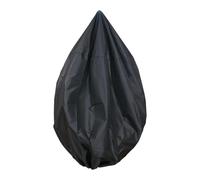 MagiDeal Copertura per Sedia sospesa Impermeabile da Giardino Versatile Facile da Usare con Borsa portaoggetti con Coulisse Antipolvere Protezione Solare per, Nero Diametro 147cm