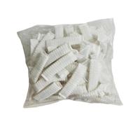 MagiDeal Coprifiltro per aspirapolvere, Calzini protettivi, in Tessuto Non Tessuto, Elasticizzati e Traspiranti, Accessori Bianchi, copripolvere Universale, 50 Pz