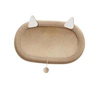 MagiDeal Cuccia Tiragraffi in Sisal per Gatti, Protezione per Mobili, Robusta E Versatile, 2 in 1, per Interni, Ideale Come Nido per Gattini E Tappetin, con Le Orecchie