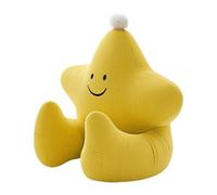 MagiDeal Cuscino per divano letto, supporto per la schiena, cuscino, comodo con braccioli, supporto per la schiena, per guardare la TV sul divano, Yellow S