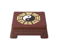 MagiDeal Cuscino per Ginocchio per Inginocchiarsi Sgabello per Meditazione Seduta per Preghiera Struttura Bassa E Larga con Superficie Liscia Imbottita Base a, Motivo Bagua Aggiornato