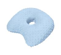 MagiDeal Cuscino per Piercing alle orece, Cuscino per Dorme di Lato, Supporto per Il Collo Curvo, Blu