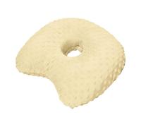 MagiDeal Cuscino per Piercing alle orece, Cuscino per Dorme di Lato, Supporto per Il Collo Curvo, Giallo Chiaro