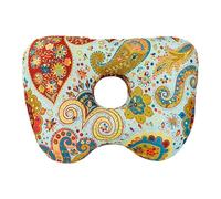 MagiDeal Cuscino per piercing all'orecchio con foro per l'orecchio, morbido e portatile, supporto per dormire lateralmente, per divano, camera da letto, Verde Chiaro