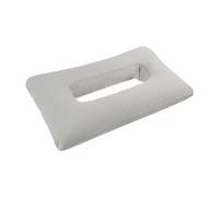 MagiDeal Cuscino per piercing all'oreco con foro, protezione ergonomica traspirante, imbottitura rilassante, comodo per dorme di lato, Grigio
