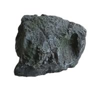 MagiDeal Decorazione da Giardino Leggera, in Fibra di Vetro, con Accessori multifunzionali, Finta Roccia Decorativa per Paesaggio, Grigio Scuro 19x11x14cm