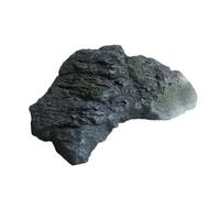 MagiDeal Decorazione da Giardino Leggera, in Fibra di Vetro, con Accessori multifunzionali, Finta Roccia Decorativa per Paesaggio, Grigio Scuro 19x10x14cm