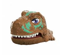 MagiDeal Dinosaur Biting Game Gioco Dinosauro Acchiappa Dita Denti Famiglia Giocattolo Tavolo con Meccanismo Urto Leggero in Plastica Adatto per Feste, Marrone