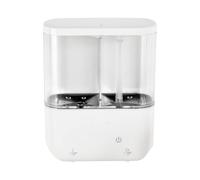 MagiDeal Dispenser Sapone Automatico a Due Serbatoi Tecnologia Touchless Ricaricabile con Indicatori Fronte Trasparente Supporto a Parete Materiale PC Adatto per Bagno Cucina Ufficio Palestra