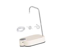 MagiDeal Distributore di bottiglie d'acqua da tavolo, pompa elettrica universale intelligente di tipo C per bottiglie d'acqua, portatile per ufficio, Bianco