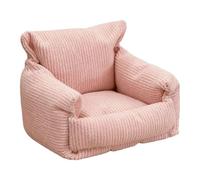 MagiDeal Divano/Poltrona in Miniatura per Casa delle Bambole, Accessorio D'arredo Artigianale con Materiale per Imbottitura, Adatto per La Decorazione, Rosa