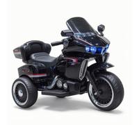 MagiDeal Elettrico per Bambini con re 12V Doppio per Ragazzi E Ragazze con Telecomando Parentale E Sella in Pelle con Schienale per Avventure Allaperto, Nero, style to 1