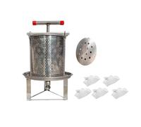 MagiDeal Estrattore di per la Produzione di Vino, per Uso Domestico, Leggero, Manuale, Pratico, per Frutta e Vino, per Olio, Succo di, Verdure, 5 Sacchetti Filtro